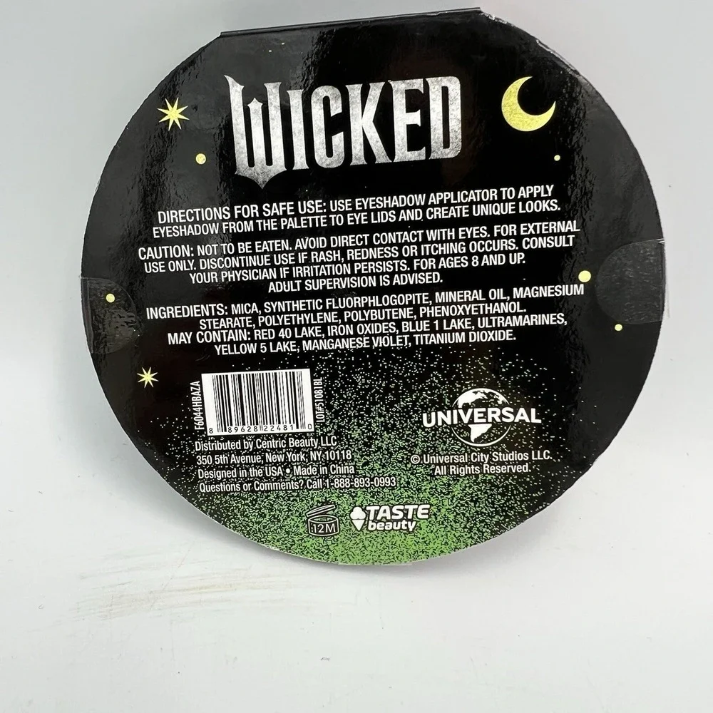 New Wicked Elphaba &‎ Gilda Eyeshadow Palette 9 Eye Shadow Colors Sealed Makeup